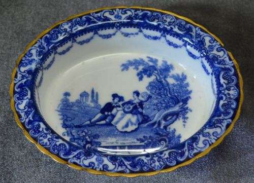 ANTIQUE WATTEAU ROMANTIC FLOW BLU ROYAL DOULTON DISHES - from SUEZYT