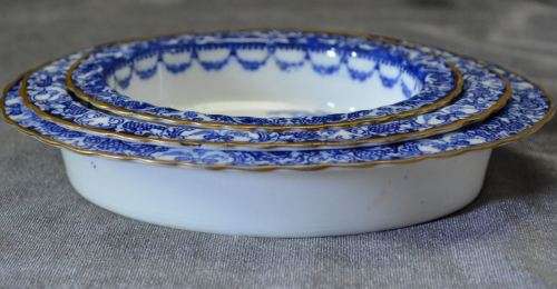 ANTIQUE WATTEAU ROMANTIC FLOW BLU ROYAL DOULTON DISHES - from SUEZYT