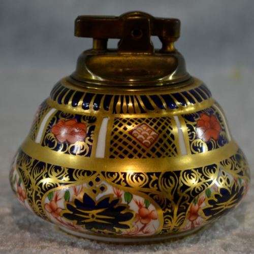 ROYAL CROWN DERBY IMARI CIGARETTE TABLE LIGHTER - from SUEZYT