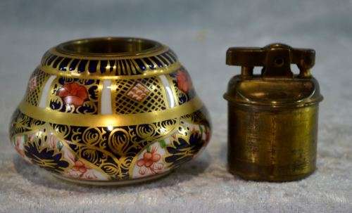 ROYAL CROWN DERBY IMARI CIGARETTE TABLE LIGHTER - from SUEZYT