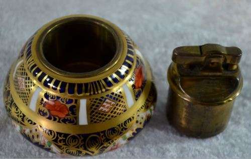 ROYAL CROWN DERBY IMARI CIGARETTE TABLE LIGHTER - from SUEZYT