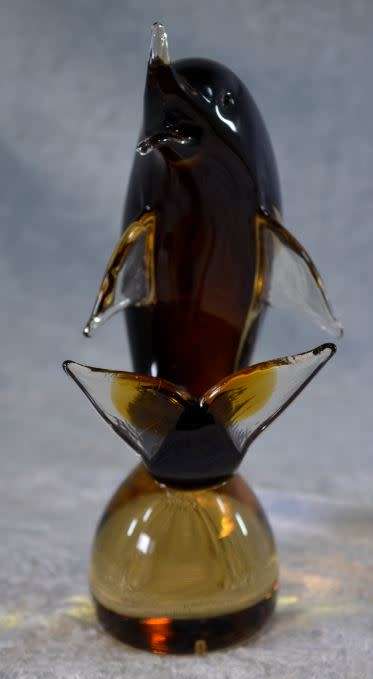 MURANO SOMMERSO GLASS DOLPHIN - from SUEZYT