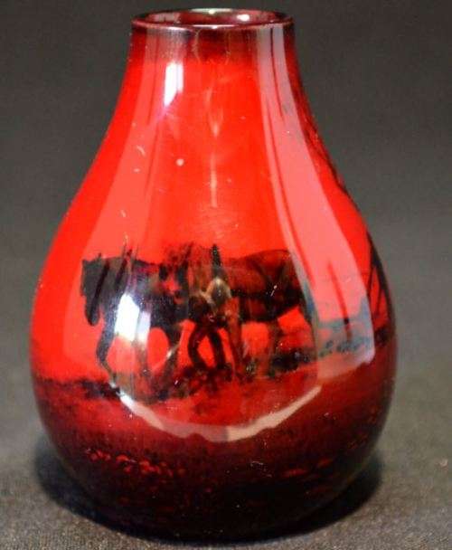 ROYAL DOULTON FLAMBE MINIATURE VASE - from SUEZYT