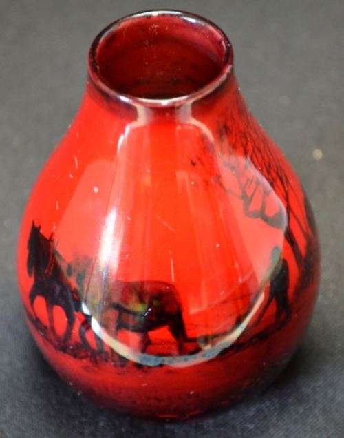 ROYAL DOULTON FLAMBE MINIATURE VASE - from SUEZYT