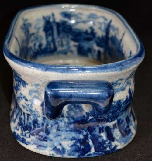 20TH C BLUE AND WHITE IRONSTONE FOOTBATH - from SUEZYT