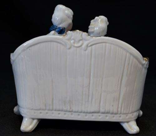 VERY DETAILED BLUE AND WHITE COUPLE FIGURINE - from SUEZYT