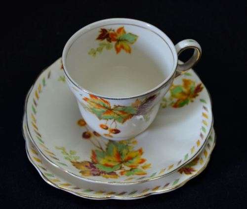 GRINDLEY CREAM PETAL "BUNDARRA" PATTERN TRIO - from SUEZYT