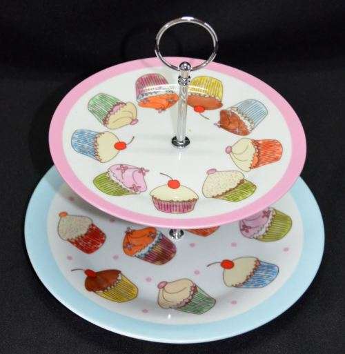 CUP CAKE TEA SET FOR 8  - from SUEZYT