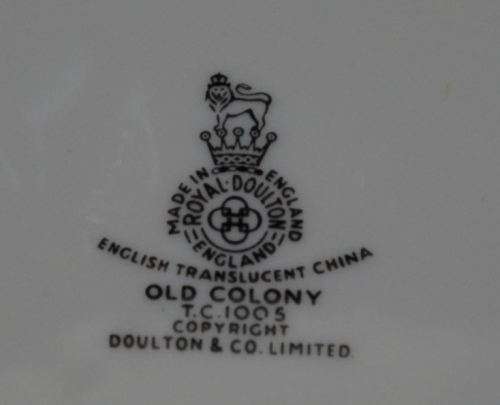 reserved for Andrea ROYAL DOULTON OLD COLONY 28CMS PLATES - from SUEZYT