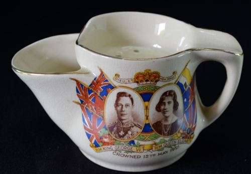 CORONATION 1937 GEORGE VI SHAVING MUG - from SUEZYT