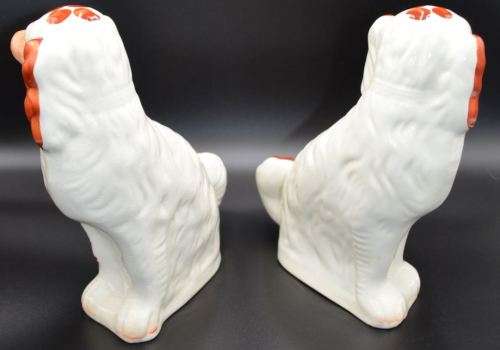 PAIR OF ARTHUR WOOD STAFFORDSHIRE DOG FIGURINES - from SUEZYT