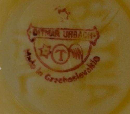 VINTAGE DITMAR URBACH JUG - CZECH - from SUEZYT