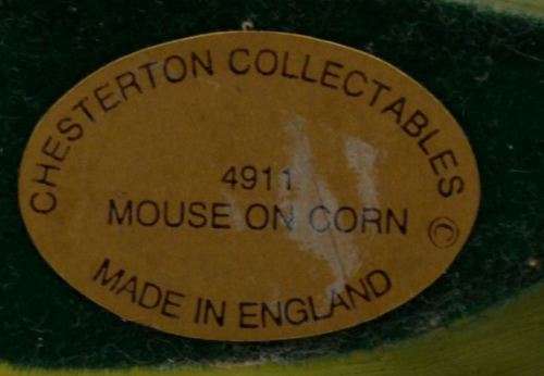 MOUSE ON CORN FIGURINE - from SUEZYT