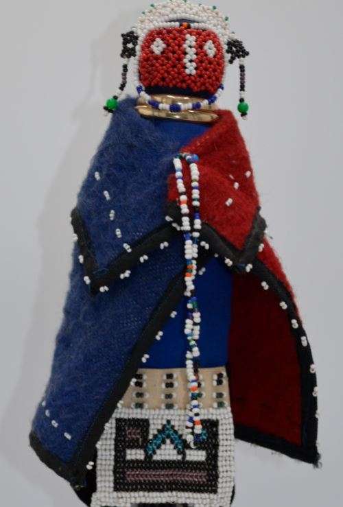 AFRICAN NDEBELE BEADED CEREMONIAL INITIATION DOLL VINTAGE - from SUEZYT
