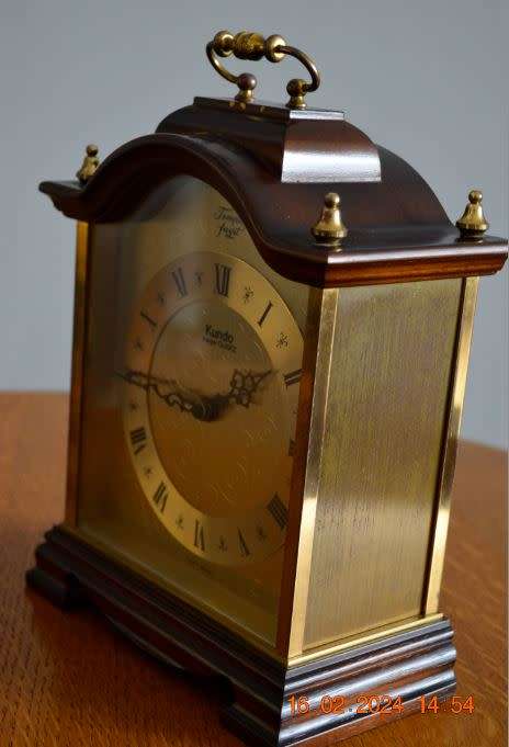 Kundo `mega-quartz` chiming bracket clock from West Germany - FROM SUEZYT