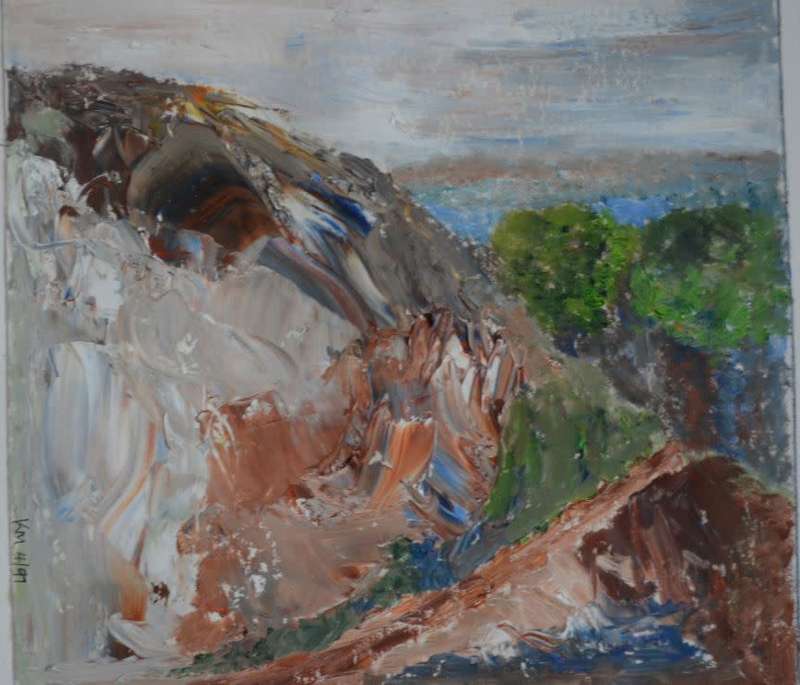 LANDSCAPE SIGNED OIL PAINTING - from SUEZYT
