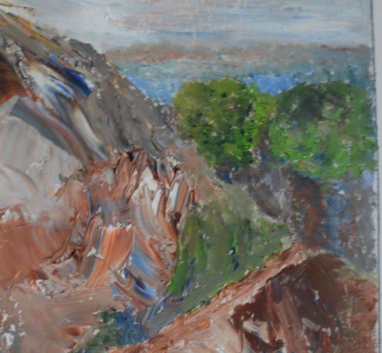 LANDSCAPE SIGNED OIL PAINTING - from SUEZYT