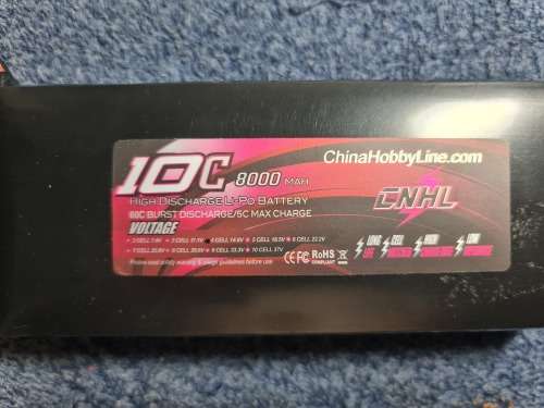 8000MaH 4Cell LiPo 60C Burst