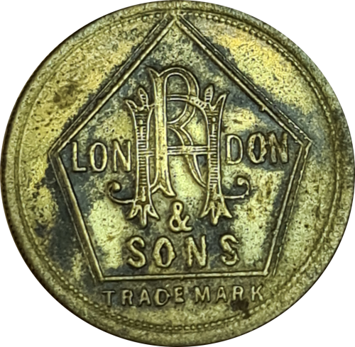RH HOVENDEN and SONS London - 4/~ Shilling  (Used in South Africa)  (Marked Down !!!)
