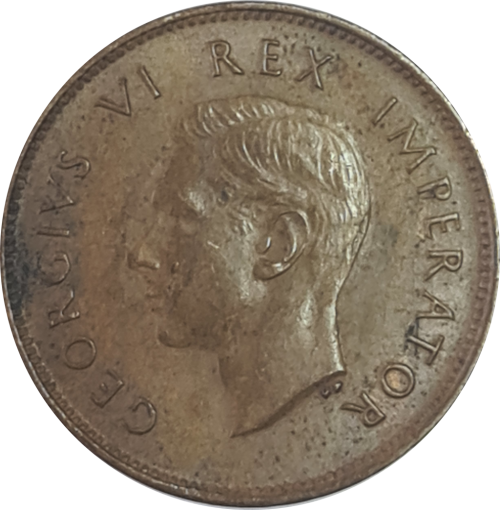 1943 SA Union `Quarter PENNY`   1/4D  Brown  (Marked Down !!!)