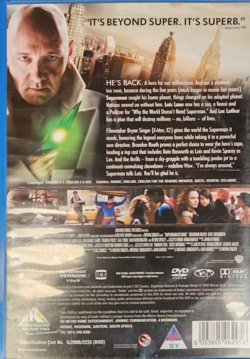 SUPERMAN RETURNS