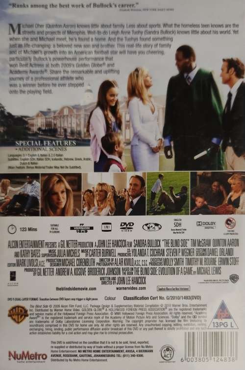 The BLIND SIDE - Sandra Bullock