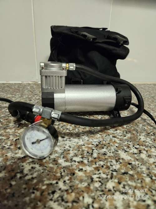 Air Compressor Portable - Tire Inflator Pump for Car / Bike(Motorcycle ADVENTURE)  / Bicycle