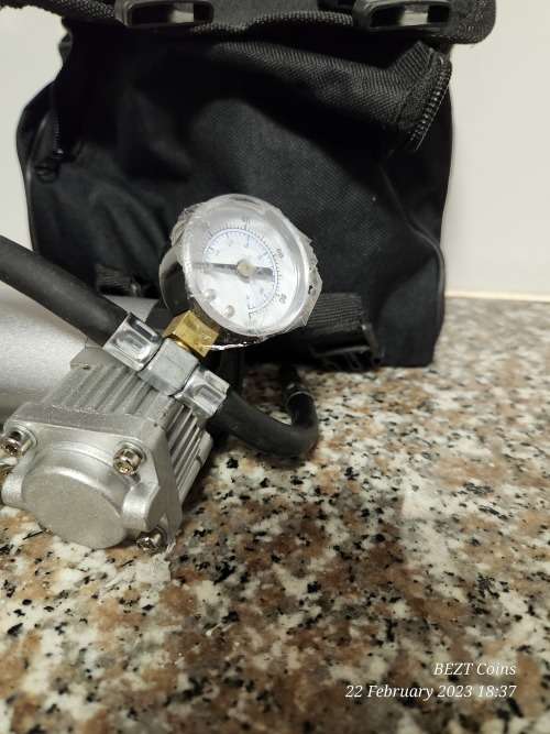Air Compressor Portable - Tire Inflator Pump for Car / Bike(Motorcycle ADVENTURE)  / Bicycle