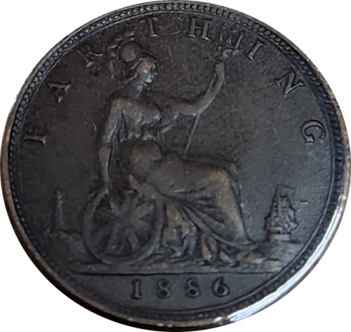 1886 FARTHING (Great Britain)