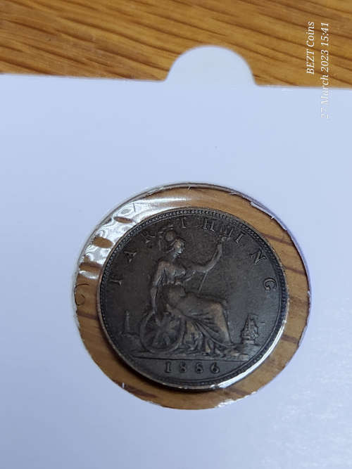 1886 FARTHING (Great Britain)