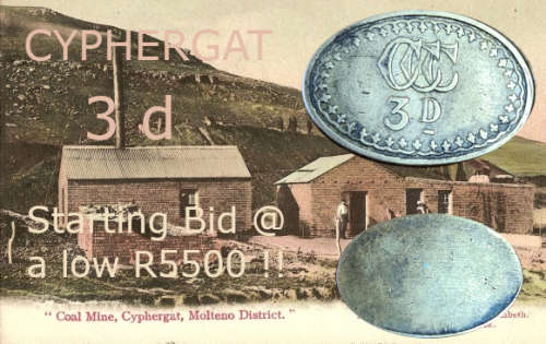 CYPHERGAT Coal Company Token `3D`  CCC (RARE)
