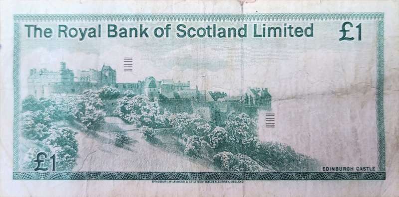 1 POUND -  Royal Bank of Scotland - 1980