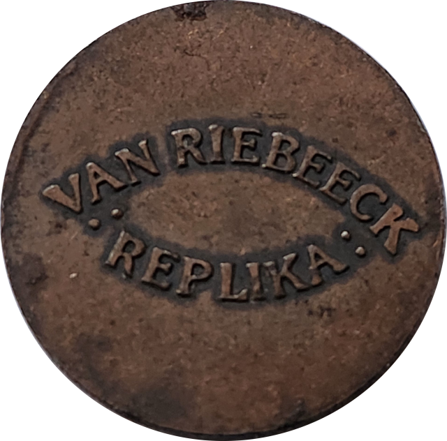 1 (ONE) DOIT, Utrecht - Van Riebeeck Replica Tokens - Very Good !