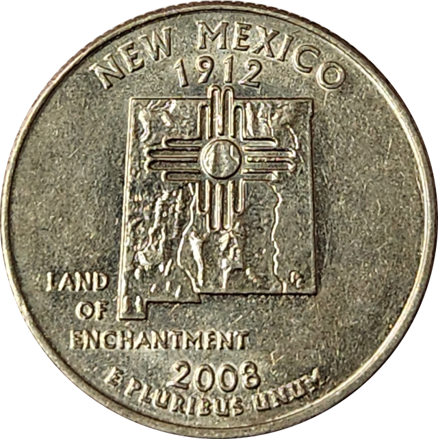 QUATER Dollar - 2008 - New Mexico