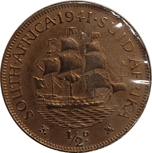 1/2 (HALF) PENNY - 1941 - EF