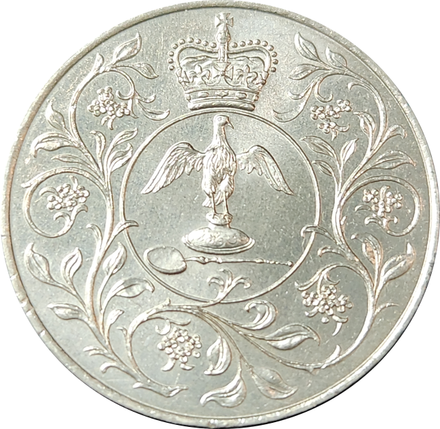 25 New Pence - 1977 - Elizabeth II Silver Jubilee