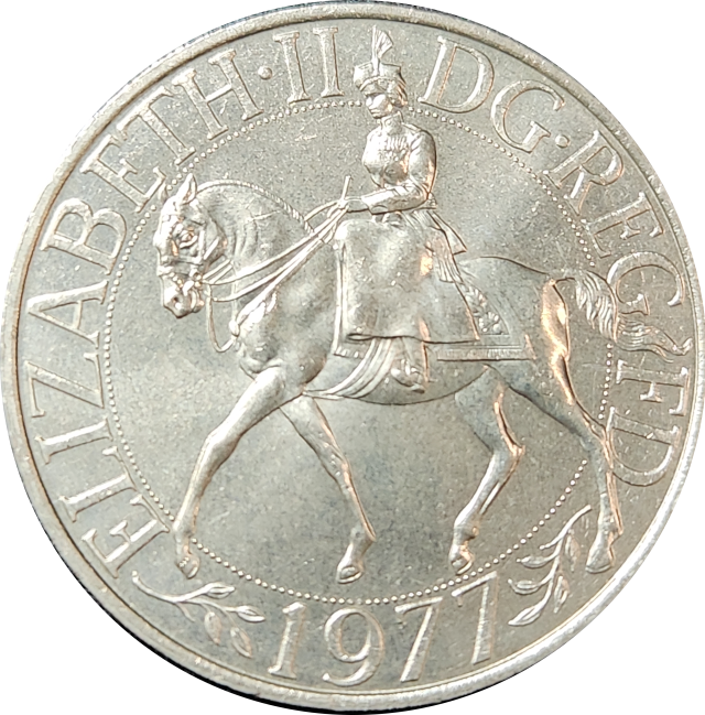 25 New Pence - 1977 - Elizabeth II Silver Jubilee
