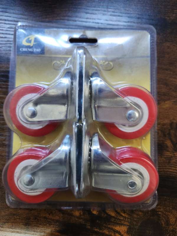 TROLLEY WHEELS x4  - 5x4 Hole  - Diameter:5cm