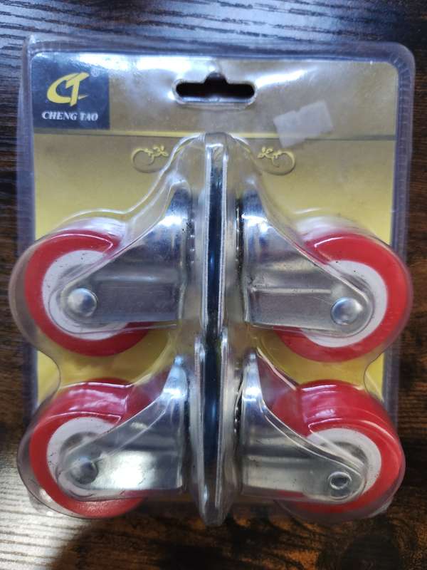 TROLLEY WHEELS x4  - 5x4 Hole  - Diameter:5cm