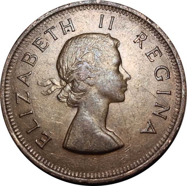 1 (ONE) PENNY - 1957 - South Africa -1