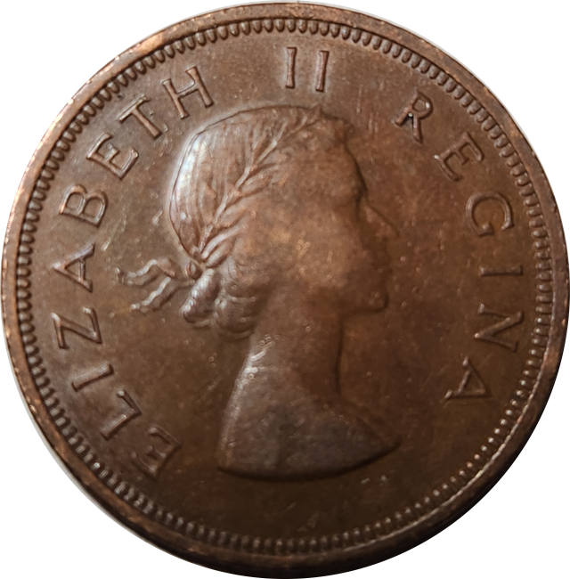 1 (ONE) PENNY - 1957 - South Africa -2
