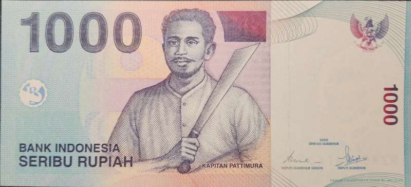 1000 (THOUSAND) RUPIAH - Indonesia - 2000 - UNC - MZW643314 - Great Note !!