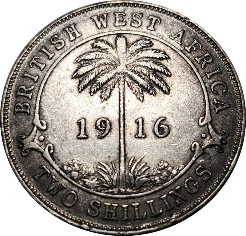 2 (TWO) SHILLINGS - 1916 - British West Africa