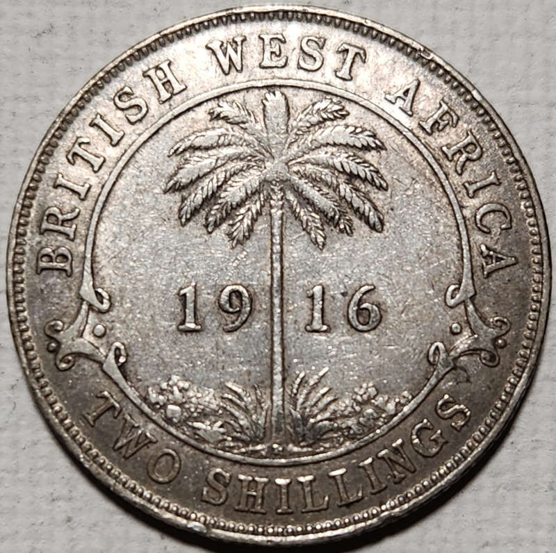 2 (TWO) SHILLINGS - 1916 - British West Africa