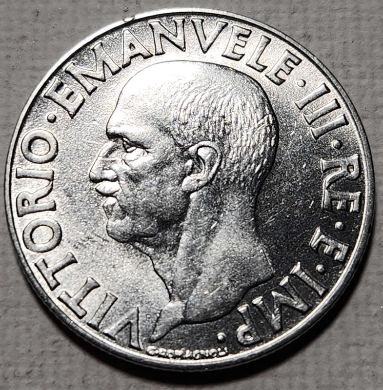 1 (ONE) LIRA - 1940 - Italy - UNC - Stunning Coin !