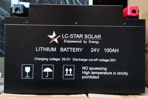 LC-Star 24v 100AH Lithium-ion Battery