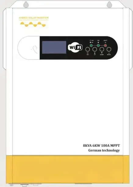 8kva 6.5kw 48v 100A MPPT With wifi Five star