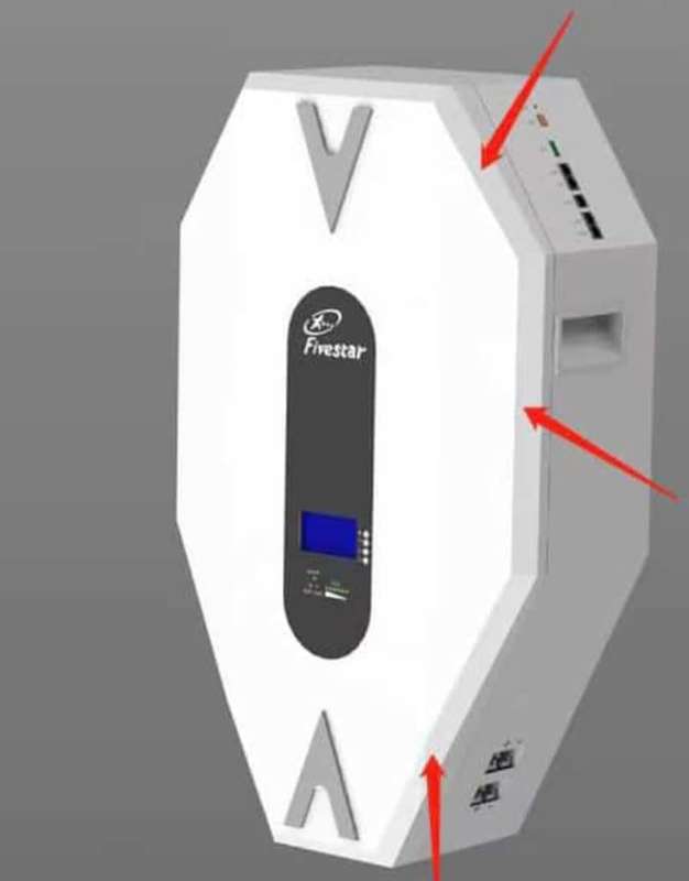 New Shape Fivestar lithium battery  5.12kw/h 48v 100Ah
