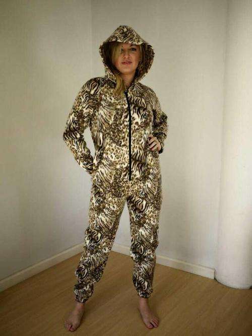 Adult Leopard Onesie Free shipping