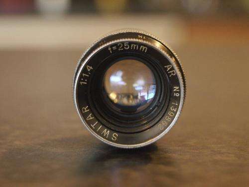 Paillard Bolex Switar AR 25mm 1.4 C Mount Cine Lens